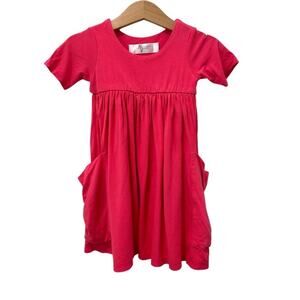 Remie Girl Day Dress Hot Pink 2T